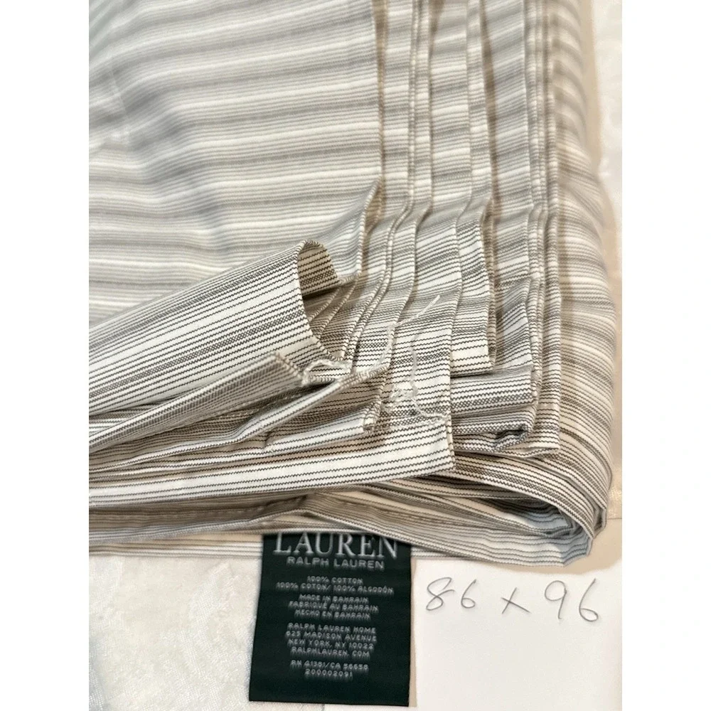 Lauren Ralph Lauren striped Flat sheet Only Spencer Stripe or Graydon 86x96